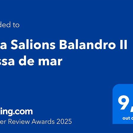 Cala Salions Balandro II Tossa De Mar Appartement Canet De Mar Buitenkant foto