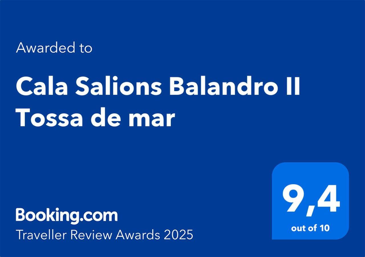 Cala Salions Balandro II Tossa De Mar Appartement Canet De Mar Buitenkant foto